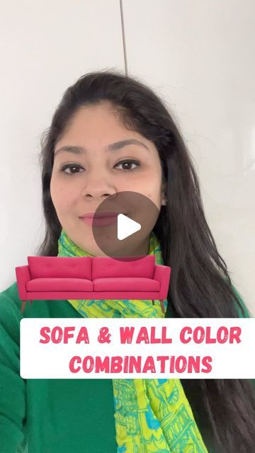 Sonika Khurana Sethi on Instagram: "Sofa & Wall Combinations! 
Comment 👇 for Free Handbook especially curated by me with loads of color combinations! 
.
.
.
.
.
.
.
#colorcombinations #sofa #interiordesign #homedesignideas #homedesignideas #homesweethome #coloraza

(Sofa & wall color combinations, color combinations, interior design)" Pink Sofa Wall Colour, Sofa Colour Combinations Living Rooms, Color Combinations Interior Design, Sofa Color Combination Living Rooms, Color Combinations Interior, Colour Combination For Hall, Sofa Colour Combinations, Living Room Color Combination, Room Color Combination