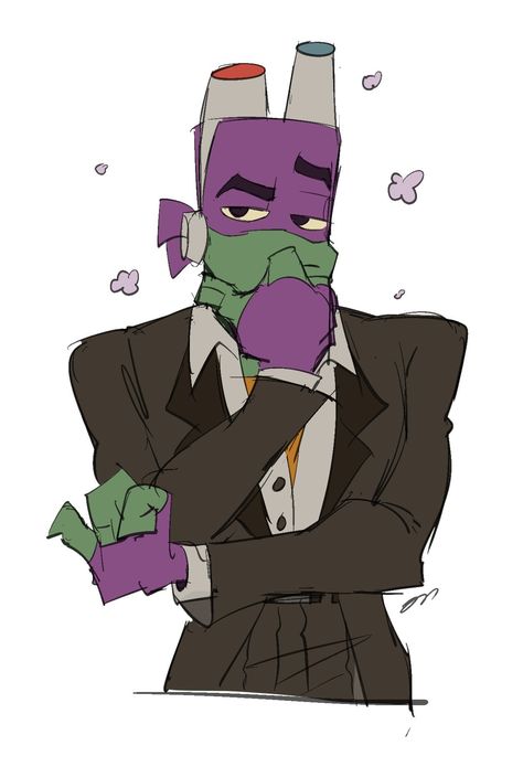 Rottmnt Donnie X Kendra, Rise Donnie, Silly Turtle, Rottmnt Art, Donnie Rottmnt, Rottmnt Donnie, Mestre Splinter, Donatello Ninja Turtle, Tmnt Characters