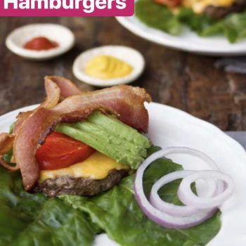 Air Fryer Hamburgers - Maria Mind Body Health Air Fryer Keto, Maria Mind Body Health, Bunless Burger, Ultimate Burger, Keto Air Fryer, Whole 30 Meal Plan, Bacon Avocado, Burger Toppings, Bacon Burger