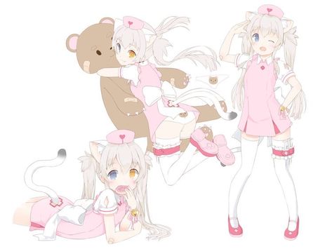 Holding Stuffed Animal Reference, Holding Stuffed Animal, Cute Oc, Animal Reference, Yami Kawaii, Character Creator, Anime Expressions, Pastel Pink Aesthetic, Figure Drawing Reference