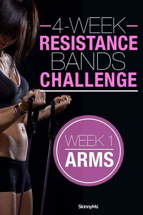 This arm workout is Part 1 of our 4-Week Resistance Bands Challenge. This workout will challenge you on a new level. Challenge brings change and change brings strong, toned & lean arms. Abs Resistance Band, Resistance Band Ab Workout, Resistance Band Arms, Resistance Band Arm Workout, Lean Arms, Leg Workout With Bands, Arm Workout Women, Resistance Band Workout, Resistance Band Exercises