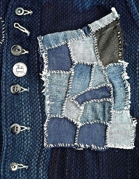 Fabric Manupilation Ideas, Lapped Seam, Porter Classic, Ropa Upcycling, Zero Waste Fashion, Patchwork Fashion, Denim Inspiration, Denim Projects, Diy Vetement