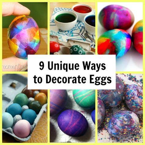 9 ways to decorate easter eggs! Egg Blowing, Ways To Decorate Easter Eggs, Decorate Easter Eggs, Easter Egg Decorating Ideas, Easter Basket Themes, Egg Decorating Ideas, Easter Egg Dye, Easter Time, Easter Activities