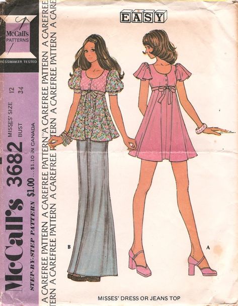 . Mccalls Sewing Patterns 70s, 80s Dress Sewing Patterns, 70’s Dresses Unique Vintage, Hippy Sewing Patterns, Simplicity Womens Sewing Patterns, Simplicity Sewing Patterns For Women, High Waisted Dress Patterns, Simplicity Sewing Patterns 2022, 70 S Dresses