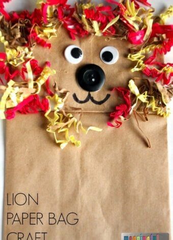 Awana Cubbies Crafts Archives - Meaningfulmama.com Puppet Paper Bag, Lion Puppet, Puppet Paper, Awana Cubbies, Lion Craft, Daniel And The Lions, Farm Animal Crafts, Lion's Den, Paper Bag Crafts