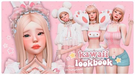 Sims 4 Pink Kawaii Cc, Sims 4 Cc Frilly Dress, Kawaii Sims 4 Cc Maxis Match, Ts4 Kawaii Clothes, Sims 4 Cutecore Clothes, Cute Ts4 Cc, Sims 4 Eyepatch, Sims4 Kawaii Cc, Sims 4 Kawaii Hair