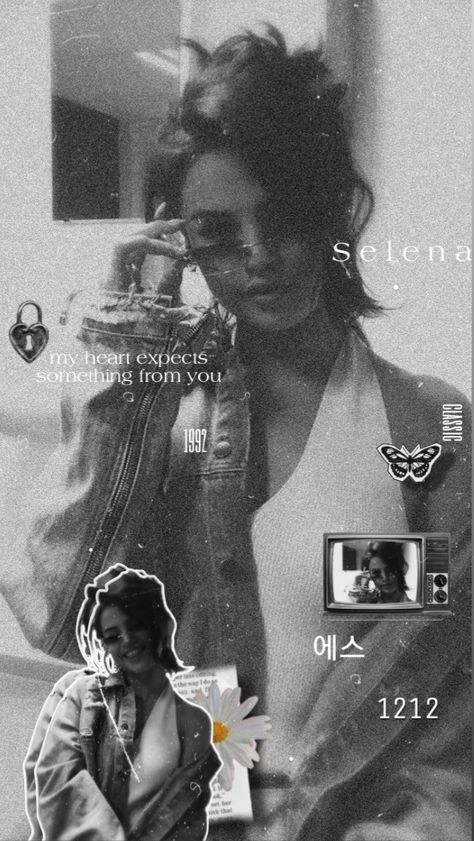 Selena Gomez Aesthetic Vintage, Parental Advisory Wallpaper, Latina Artists, Aesthetic Pictures Wallpaper, Selena Gomz, Selena Gomez Aesthetic, Asthetic Picture Wallpaper, Aesthetic Frases, Collage Wallpapers