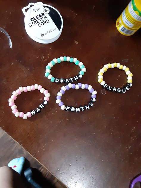 I'm surprised I have 4 friends to make bracelets for Matching Bracelets For 4 Best Friends, Friendship Bracelets For 4 Friends, Matching Bracelets For 4 Friends, Funny Friendship Bracelets, Emily Core, Matching Stuff, 4 Best Friends, 4 Friends, Bff Bracelets