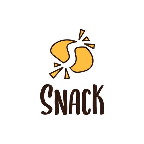 Snack Logo, Healthy Logo, Healthy Food Logo, Chip Packaging, Food Logo Design Inspiration, Snack Brands, Logotype Typography, Snack Shop, Food Logo Design