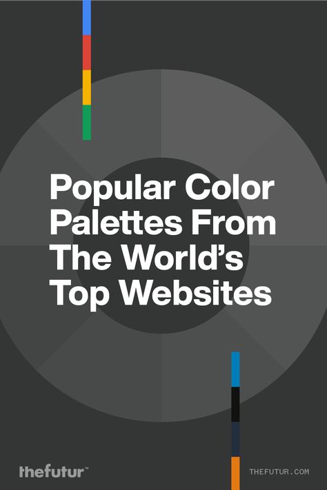 What do the world's top websites all have in common? They have a good color scheme, one that sticks to their brand and doesn’t make the website look too busy. They keep things simple but fun and become known for the colors they choose. If you want to learn from the best, we’ve dissected the top 10 most popular websites for their color schemes with tips on how to create your own. Whether you are a brand strategist, web designer, or creative entrepreneur, our latest article is for you. Website Themes Color Schemes, Color Schemes For Websites, Color Combination For Website, Popular Color Palettes, Web Design Color, Web Design Websites, Colorful Website, Best Color Schemes, Top Websites