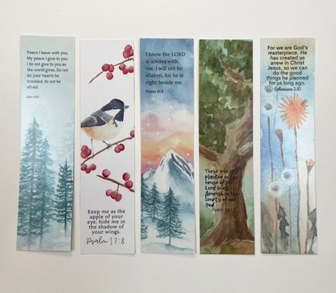 Psalm 17 8, Illustration Bible, Bible Verse Bookmarks, Psalm 16 8, I Will Not Be Shaken, Bible Bookmarks, Bible Bookmark, Psalm 16, Watercolor Bookmarks