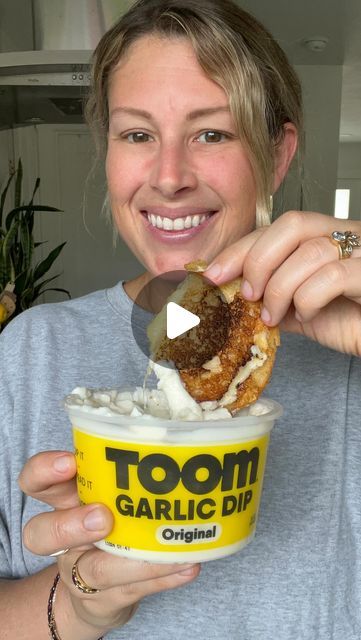 MacKenzie Smith on Instagram: "I’m going to let you in on a little grilled cheese secret! Adding @TOOM Original Garlic Dip to your grilled cheese sandwich is the quickest and easiest upgrade you will ever make in your entire life!! NGL, the long standing argument in the grilled cheese world has always been about butter vs mayo on the outside of the bread but y’all, there is a new competitor in town that everybody better get ready for! This garlic based spread not only crisps up the outside of the grilled cheese beautifully but it adds SO MUCH GARLICKY GOODNESS inside that not only tastes amazing but it makes the entire sandwich taste like creamy garlic bread!!! You’re going to lose your mind when you try it and I can’t wait to hear what you think! You can now find the 16oz TOOM Original Ga Toom Garlic Dip Recipes, Toom Garlic Dip, Roast Beef Dip, Gouda Sandwich, Garlic Dip Recipes, Fun Sandwiches, Mackenzie Smith, Beef Dip, Garlic Dip