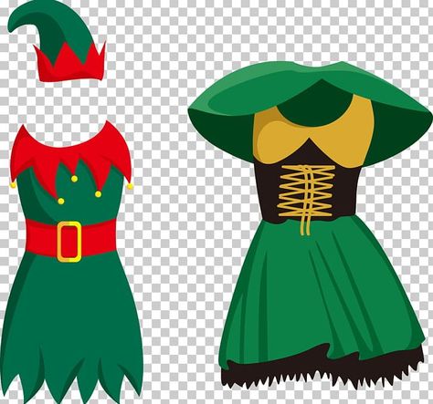 Faceless Elf Template Girl, Faceless Elf Template, Elf Costumes, Clothing Png, Dress Png, Green Elf, Girl Elf, Elf Clothes, Elf Costume