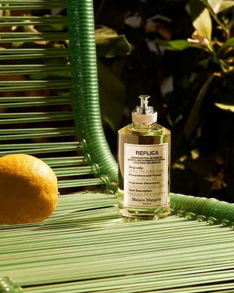 Maison Margiela Fragrances on Instagram: “After a sunny escape, the shade of the lemon trees gives you a relaxing breath, refreshing your mind from this Mediterranean heat.…” Under The Lemon Tree, Endless Field, Citrus Perfume, Fragrance Finder, Sailing Day, Maison Margiela Replica, Palermo Italy, Lemon Trees, Margiela Replica