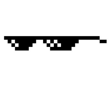 Deal With It Glasses Small Glasses Transparent Png, Deal With It Glasses, Glasses Png, Glasses Transparent, No Background, Deal With It, Thug Life, Transparent Png, Png Image