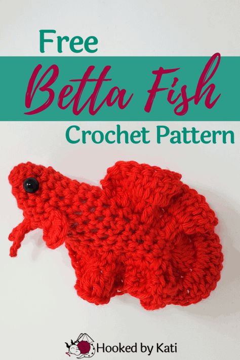 Crochet Fish In A Jar Free Pattern, Betta Fish Crochet Pattern Free, Amigurumi Fish, Crochet Fish Patterns, Tiny Amigurumi, Fish Crochet, Crochet Stuffies, Crochet Fish, Animals Crochet