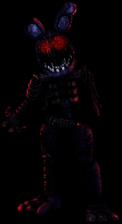 Ignited Bonnie, Fnaf Photos, Nightmare Fuel, Monster Characters, Character Inspo, Horror Game, Five Night, Five Nights At Freddy's, Favorite Character