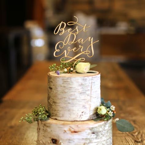 Rustic boho wedding cake