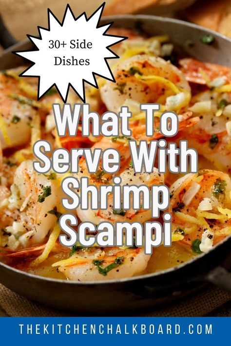 Shrimp Scampi Meals, Shrimp Menu Ideas, Seapak Shrimp Scampi Recipes, What Goes With Shrimp Scampi, Shrimp Scampi With Veggies, Shrimp Scampi Salad, Shrimp Scampi Meal Ideas, Side Dish For Shrimp Scampi, What To Serve With Shrimp Scampi