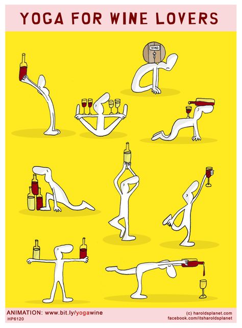 Wine Exercise Funny, Wine Yoga Poses, Wine And Yoga, Wine Yoga Funny, Harolds Planet, Wine Memes, Yoga Meme, Wine Yoga, Yoga Quotes Motivational