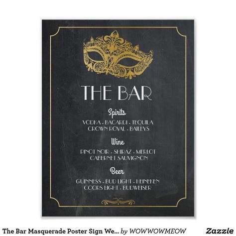 The Bar Masquerade Poster Sign Wedding Reception The Bar Masquerade Black and Gold Bar Sign Wedding Reception Masquerade Black And Gold, Masquerade Poster, Black And Gold Bar, Masquerade Party Themes, Reception Poster, Bar Sign Wedding, Candy Bar Sign, Masquerade Theme, Masquerade Wedding