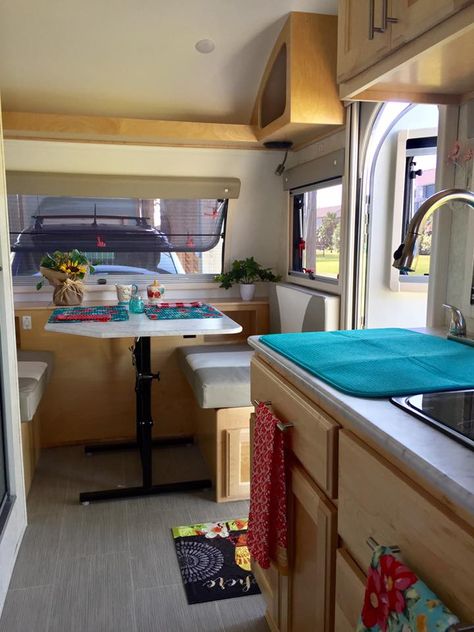 Camper Inspiration, Tiny House Camper, Small Travel Trailers, Community Photos, Camper Organization, Trailer Decor, Nomad Life, Trailer Life, Camper Living