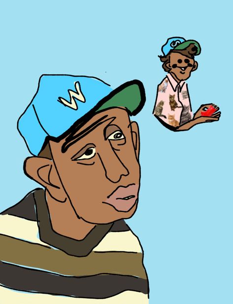 believe in the wolfgang Tyler The Creator Fan Art Wolf, I Love Tyler The Creator, Tyler The Creator Fan Art, Tyler Fanart, Wolf Tyler The Creator, Wolf Trilogy, Tyler Creator, Square Sketchbook, Wolf Tyler