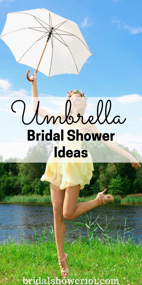 Umbrella Bridal Shower | Bridal Shower 101 Parasol Bridal Shower Decor, Umbrella Shower Decorations, Umbrella Bridal Shower Theme Party Ideas, Bridal Shower Umbrella Ideas, Bridal Shower Umbrella Decorations, Decorating With Umbrellas, Umbrella Bridal Shower Theme, April Showers Bring May Flowers Bridal Shower Theme, Umbrella Centerpiece Ideas