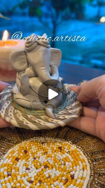 Fevicryl Hobby Ideas on Instagram: "Celebrate Ganesh Chaturthi uniquely by making your own Ganpati idol with Fevicryl Mouldit – it’s fun, easy, and a beautiful way to celebrate. 

Big thanks to @eclectic.artista for this stunning DIY inspiration.
.
.
.
.
#FevicrylHobbyIdeas #Fevicryl #DIYGaneshIdol #makeyourownganesha #GaneshawithMouldit #GaneshIdolwithClay" Fevicryl Mouldit Ideas, Mouldit Art Ideas, Ganpati Idol, Ganesh Idol, Hobby Ideas, Ganesh Chaturthi, Big Thanks, Fun Easy, Diy Inspiration