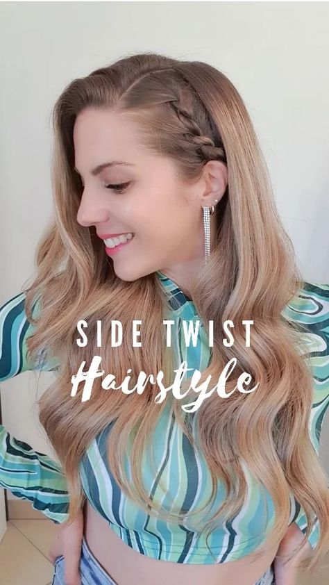 Side Part Hairstyle, Poppy Hairstyles, Braid Game, Side Part Hairstyles, Hairstyle Inspo, Party Hair, Easy Sides, Festival Hair, Hairstyles Braids