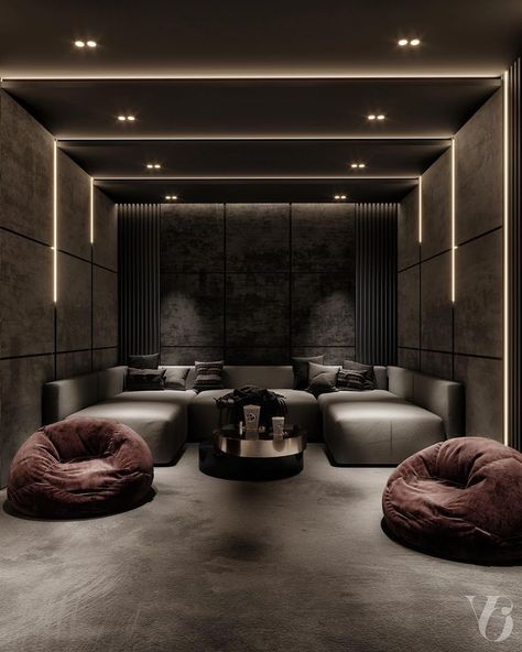 Small Cinema Room, Cinema Room Decor, Cinema Room Design, Home Theatre Design, Small Home Theater, Sala Cinema, Home Theater Room Design, Karaoke Room, Theater Room Design