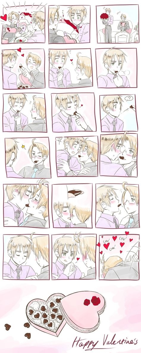 Valentine Comic, Hetalia Usuk, Aph England, Hetalia England, Hetalia America, Hetalia Ships, Hetalia Axis Powers, Chocolate Hearts, Axis Powers