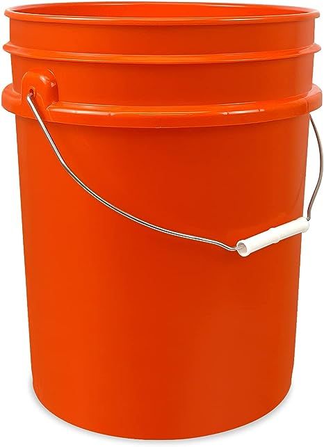 Amazon.com: 5 Gallon White Plastic Bucket Only - Durable 90 Mil All Purpose Pail - Food Grade Buckets NO LIDS Included - Contains No BPA Plastic - Recyclable - 1 Pack Buckets ONLY : Health & Household Food Grade Buckets, 5 Gallon Buckets, Plastic Buckets, Rock Hounding, Buckets, Cleaning Household, Food Grade, Recycling, Things To Come