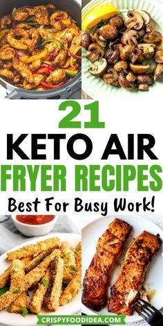 Air Fryer Recipes Keto, Keto Air Fryer Recipes, Keto Air Fryer, Keto Diet Food List, Air Fryer Dinner Recipes, Keto Recipes Dinner, Diet Vegetarian, Air Fryer Recipes Easy, Diet Foods