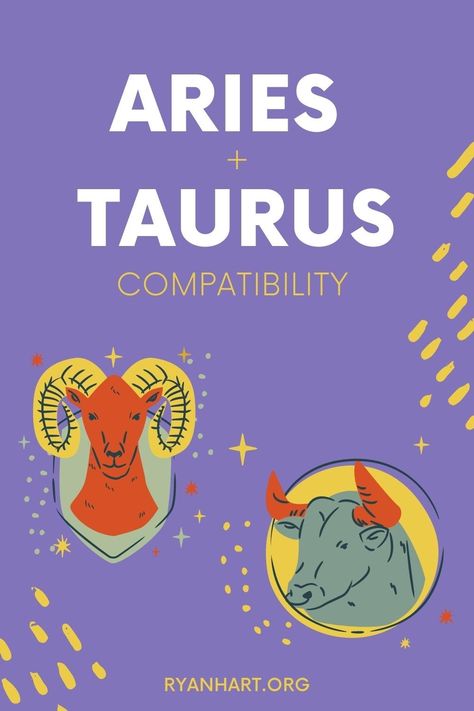 Aries and Taurus compatibility is complicated. Find out if get along in love, marriage, relationships, or dating. Aries Taurus Compatibility, Taurus Love Match, Aries And Aries, Taurus Sun Sign, Aries And Taurus, Aries Dates, Taurus Relationships, Aries Relationship, Taurus Lover