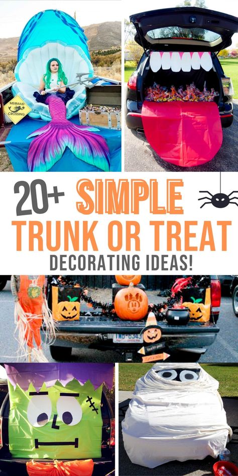 Easy Trunk Or Treat Ideas Minivan, Trunk Or Treat Ideas For Minivan Easy, Truck A Treat Ideas, The Best Trunk Or Treat Ideas, Cheap And Easy Trunk Or Treat Ideas, Muppets Trunk Or Treat, Truck Or Treat Ideas For Cars Easy, Halloween Trunk Or Treat Ideas For Suv, Halloween Trunk Decorating Ideas