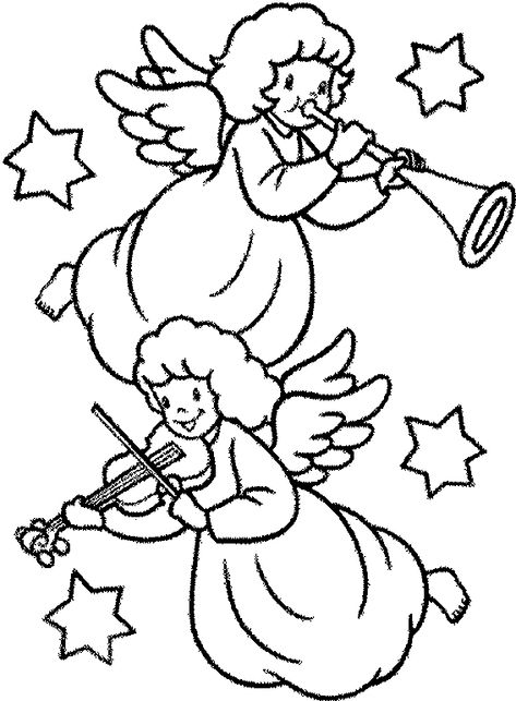 Dibujos para colorear de Angeles de navidad, Plantillas para colorear de Angeles de navidad Kindergarten Coloring, Angel Coloring Pages, Angel Drawing, Music Coloring, Online Coloring Pages, Coloring Pages To Print, Mandala Coloring Pages, Christmas Coloring Pages, Free Printable Coloring