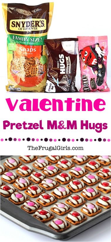 Valentine Pretzel Treats! {3 ingredients} - The Frugal Girls Pretzel Hugs, Hershey Hugs, Valentines Party Food, Valentine's Candy, Graduation Food, Pretzel Treats, Valentines Snacks, Valentines Baking, Frugal Girls