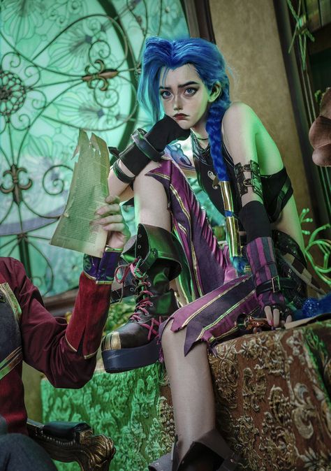 Having A Daughter, Jinx Cosplay, Arcane Jinx, Jinx League Of Legends, League Of Legends Characters, Idee Cosplay, Lol League Of Legends, Amazing Cosplay, A Daughter