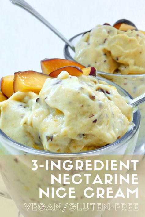 Recipes Using Canned Fruit, Fresh Nectarine Recipes, Nectarine Ice Cream Recipe, Nectarines Recipes, Nectarine Sorbet Recipes, Frozen Nectarine Recipes, Nectarine Breakfast, Nectarine Recipes Healthy, White Nectarine Recipes