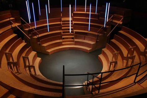 Theater In The Round, Circular Architecture, Theatre In The Round, Theater Interior, Theatre Architecture, Catwalk Design, Arena Stage, Theater Architecture, Theatre Interior