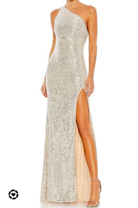 Designer Formal Dresses, Sheath Gown, Sequin Formal Dress, One Shoulder Gown, Column Gown, Sequin Gown, Full Length Dress, Mermaid Gown, Mac Duggal