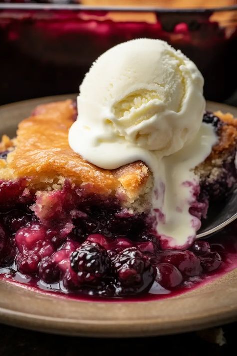 Classic Blackberry Cobbler - That Oven Feelin Kentucky Blackberry Cobbler, Old Fashioned Blackberry Cobbler, Best Cobbler, Easy Blackberry Cobbler, Blackberry Cobbler Recipe, Pecan Cobbler, Berry Cobbler, Blackberry Cobbler, Southern Desserts