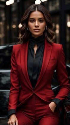 Everyday Outfits Casual Simple, Red Vest Outfit, Everyday Outfits Casual, Simple Street Style, Casual Everyday Outfits, Bridal Hair Inspiration, Model Ideas, Woman Suit Fashion, Classy Work Outfits