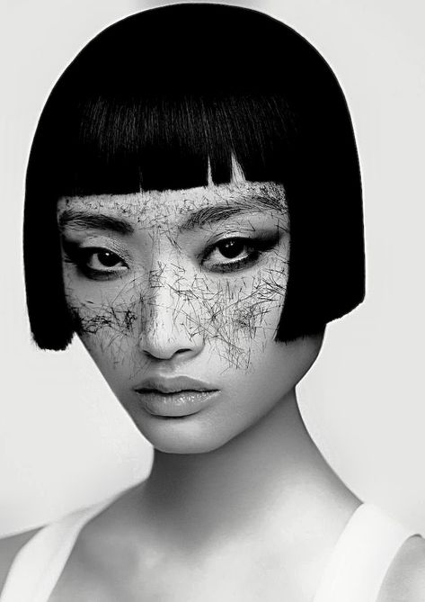 Dark Bob, Craig Smith, Photography Styling, Fashion Photography Inspiration, Creative Hairstyles, Hair And Makeup Artist, Beauty Editorial, Fashion Images, Short Bob Hairstyles