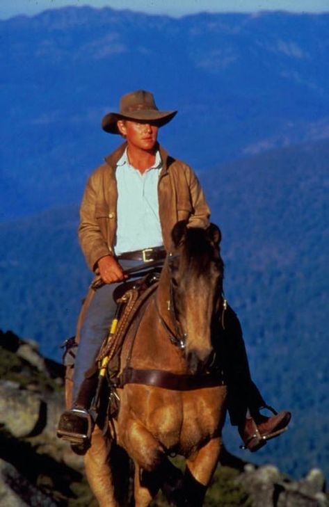 Man From Snowy River The Man From Snowy River, Jim Craig, Man From Snowy River, River Photos, Snowy River, Horse Movies, Vintage Stars, Western Movie, Horse Crazy