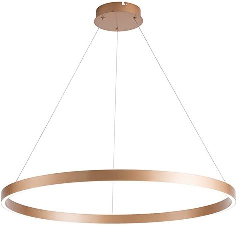 Amazon.com: MADEM Modern LED Chandelier 1-Ring Circular Dimmable Pendant Light Flush Mount Pendant Lighting for Living Room Dining Room, Bedroom, 31.5'' x 1.38'', 6000K Cool White, Gold : Everything Else Lighting For Living Room, Condo Interior Design, Modern Led Chandelier, Circular Lighting, Gold Everything, Condo Interior, Dining Room Bedroom, Led Chandelier, Modern Led