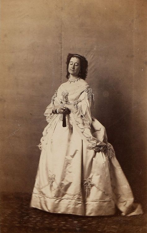 Empress Eugenie as Marie Antoinette | Gods and Foolish Grandeur Empress Eugenie, Royal Photography, French Royalty, Antique Photography, French History, French Empire, Victorian Clothing, Napoleon Iii, Female Photographers