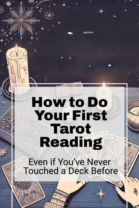 🔮 New to tarot? Don’t be intimidated! Our beginner’s guide will show you how to do your very first tarot reading, step-by-step. Learn how to choose a deck, prepare your space, and interpret your cards with confidence—no experience required. 🌙✨ #TarotReading #TarotForBeginners #TarotCommunity #Divination #MysticalJourney Tarot Card Beginner, Tarot Layouts, Tarot For Beginners, Tips For Reading, Decking Base, Tarot Interpretation, Tarot Cards For Beginners, Learning Tarot, Learning Tarot Cards