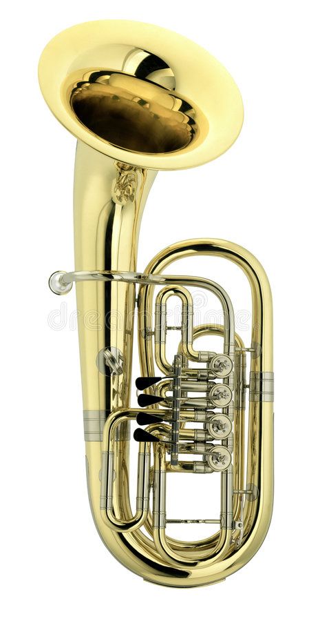 Bellfront-bariton. Horn (bellfront) on white background , #spon, #Horn, #bariton, #Bellfront, #background, #white #ad Baritone Horn, Party Music, Music Band, Background White, Music Bands, Orchestra, Horn, Gift For Lover, White Background